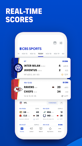 CBS Sports App: Scores & News 10.35.1 screenshots 3