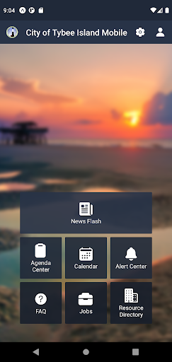 Android application City of Tybee Island Mobile screenshort