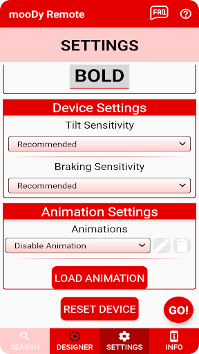 mooDy Remote Screen 3