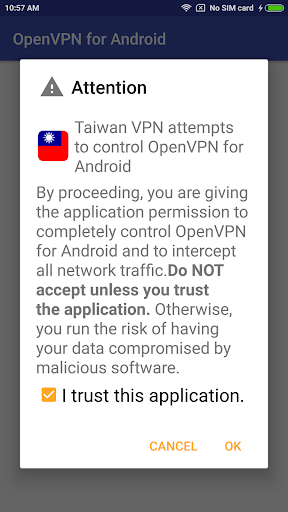 Taiwan VPN - Plugin for OpenVPN screenshots 3