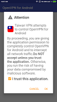 screenshot of Taiwan VPN -Plugin for OpenVPN
