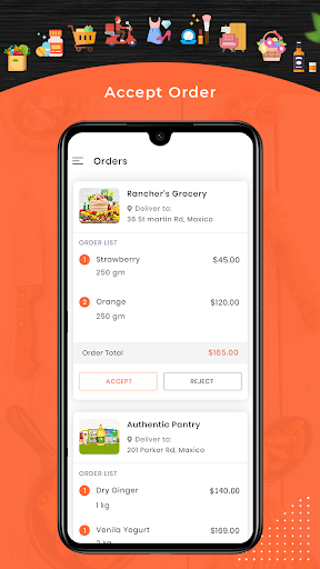 Android application eMart - Vendor App screenshort
