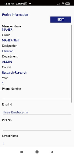 MaherLib Screen 2