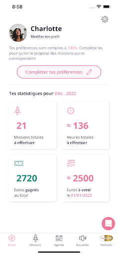 TkCare Screen 2