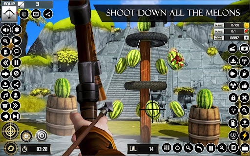 Android application Watermelon Archery Games 3D screenshort