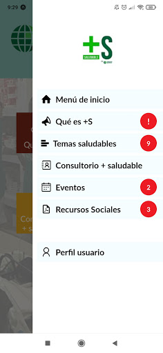 Más Saludable FSFE Screen 2