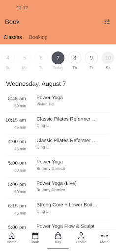 The Practice Space Fitness Screen 2