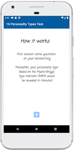 16 Personality Types Test Screen 2