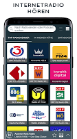 screenshot of Radio Apps Österreich/Austria
