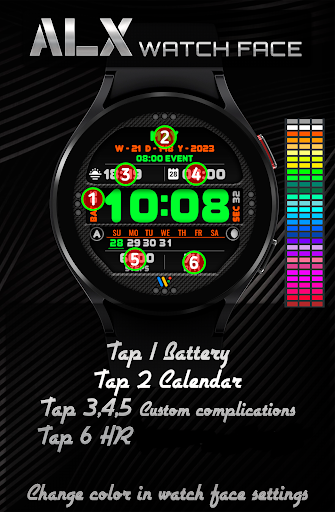ALX06 Calendar Digital Watch