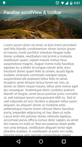 ObservableScrollView demo Screenshot 2 - AppWisp.com