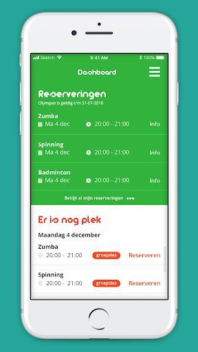 Android application Olympos screenshort