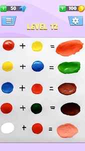 Color Match Game Mix Colors