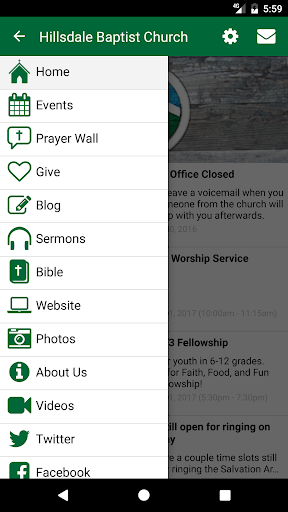 Hillsdale Baptist Church Screen 3