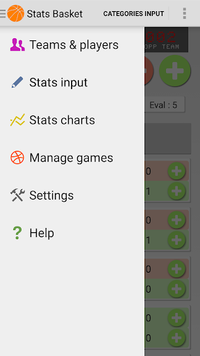 Basketball stats Screen 3