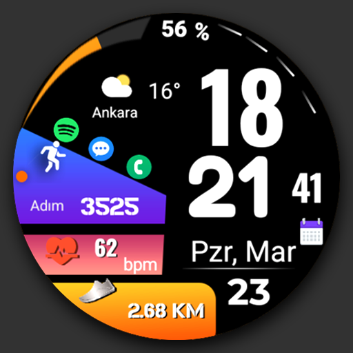 Get FSW285 digital watch face for Android Aso Report