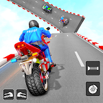 Cover Image of Download Police Bike Stunt Games 1.9 APK
