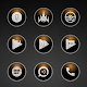 Glossy Brown Icons Baixe no Windows