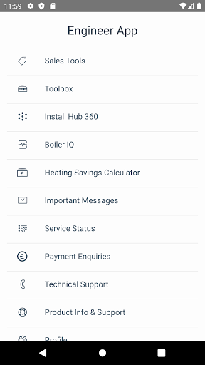 Android application Hive Engineer App screenshort