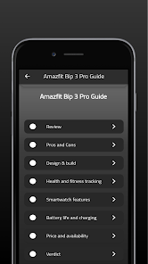 Amazfit Bip 3 Pro Guide 5 APK + Mod (Unlimited money) إلى عن على ذكري المظهر