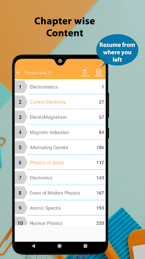 Key Textbook Physics class 12 Screen 2