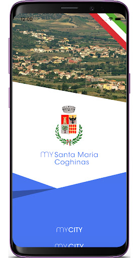 Android application MySantaMariaCoghinas screenshort