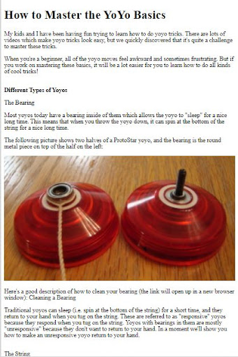 How to Do YoYo Tricks Screen 2