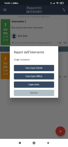 iRapportini Screen 3