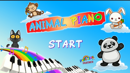 Lernspiel Musikfreunde Kinder Keyboard Tierstimmen-Klavier Animal Piano 