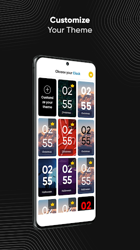 Android application Huge Digital Clock screenshort
