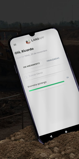Android application LandApp Control screenshort