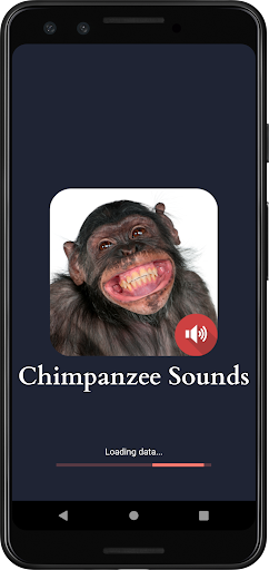 Android application Chimpanzee Sounds screenshort