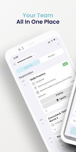 Android application Crosscheck Sports screenshort
