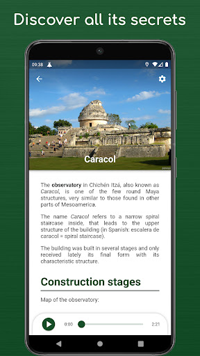 Chichén Itzá Audioguide Screen 2