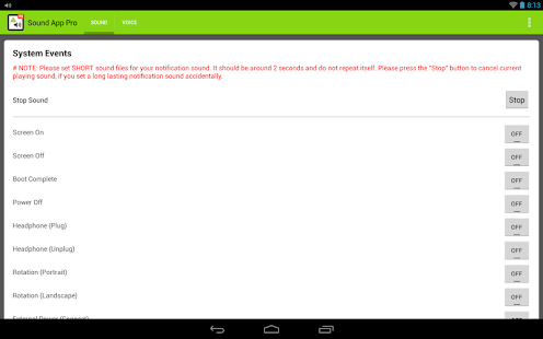 Sound App Pro: Set Sound Screenshot