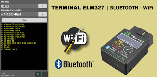 Terminal ELM327 Bluetooth WiFi