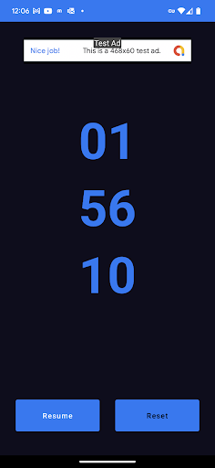 StopWatch Screen 3