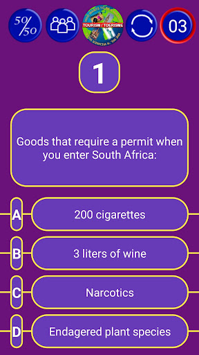 Android application Tourism Grade 12 2023 screenshort