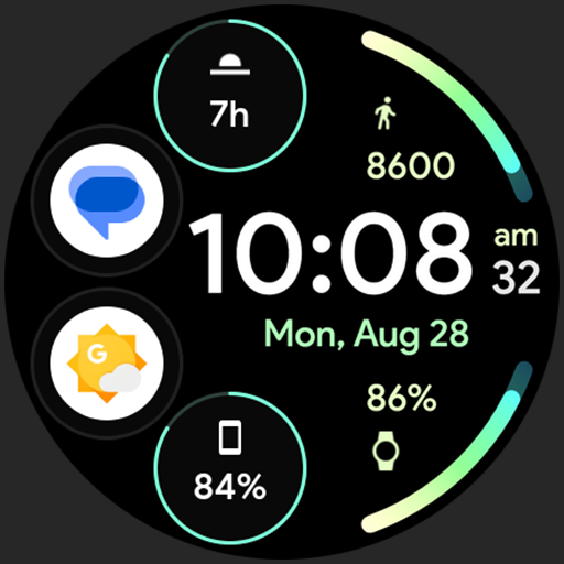 Pulse 2: Wear OS watch face logo