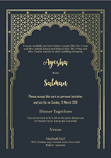 Muslim Wedding Card Maker 1.2.4 APK screenshots 3