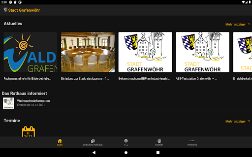 Rathaus App Grafenwöhr