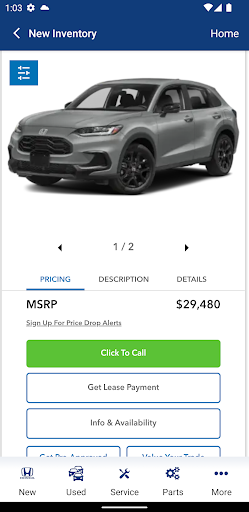 Wilder Auto Center Screen 3