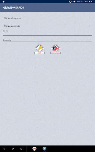 Android application Global DMS Técnicos screenshort