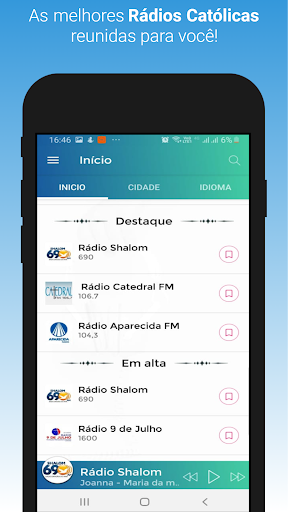 Android application Rádios Católicas Online AM FM screenshort