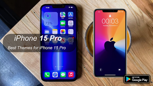 Captura 3 iPhone 15 Pro Theme & Launcher android