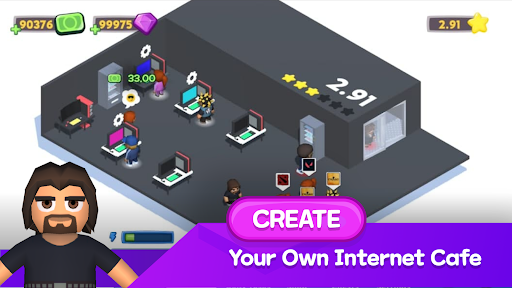 Internet Cafe Creator Idle - Simulation - games
