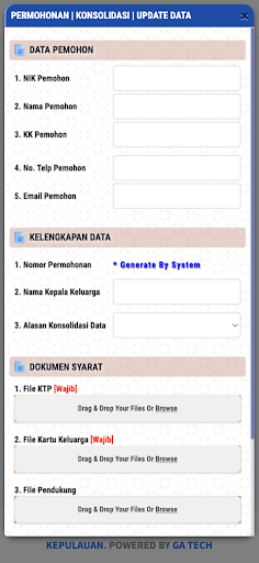 DISDUKCAPIL KOTA TIDORE Screen 2