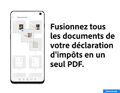 Adobe Acrobat Reader pour PDF Capture d'écran