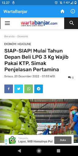 Android application WartaBanjar screenshort