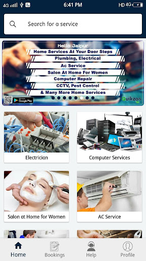 Quikzon Home Services - Jaipur Screenshot 3 - AppWisp.com